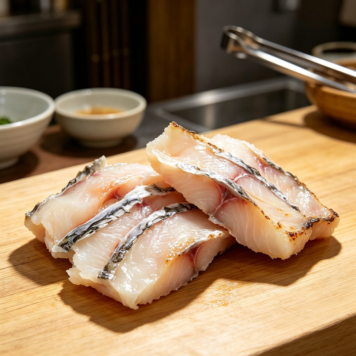 Fresh Skin-On White Fish Fillets