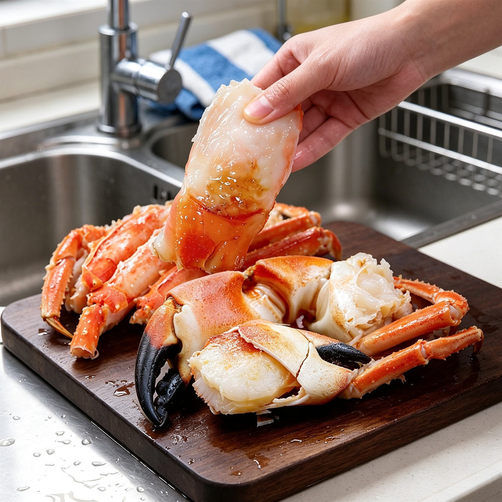 Cooked Split King Crab Claws
